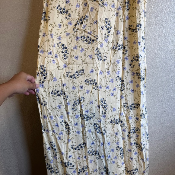 VINTAGE Floral Sleeveless Maxi Dress - Picture 5 of 8